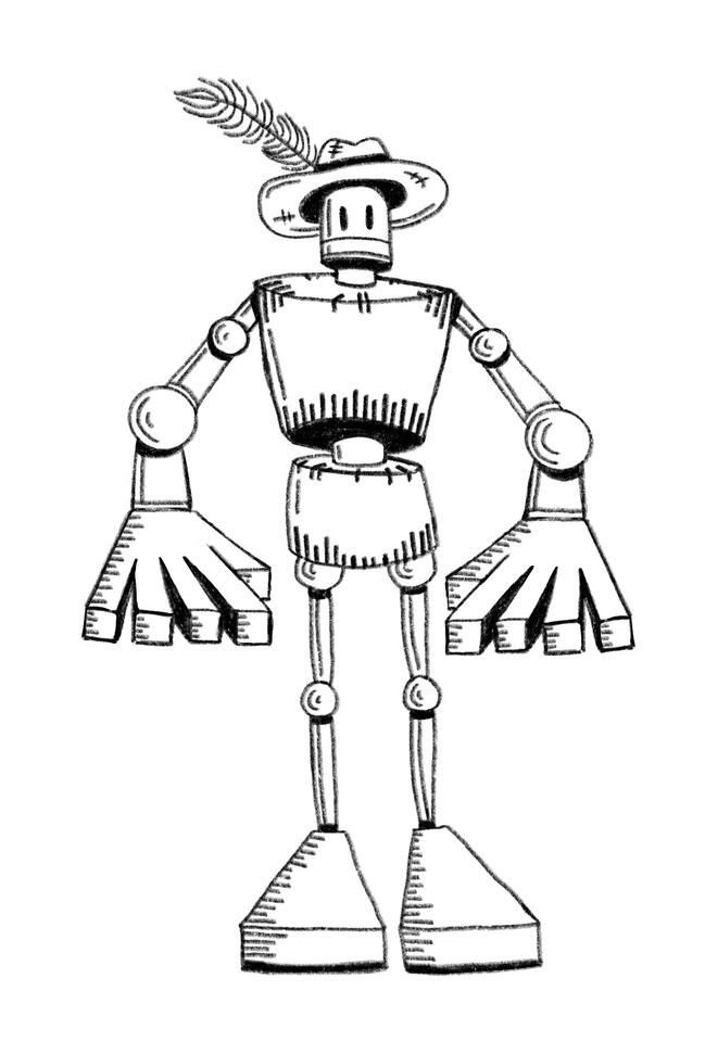 Silly Robot, Digital, 2024